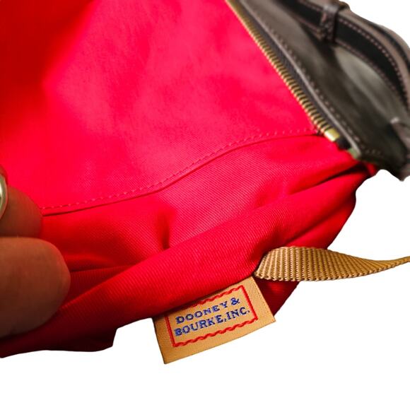 Dooney & Bourke Florentine Black Hobo Shoulder Handbag Excellent Cond - Picture 9 of 13